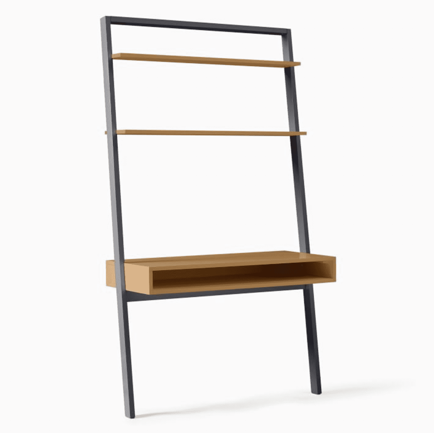 Ladder shelf deals desk west elm